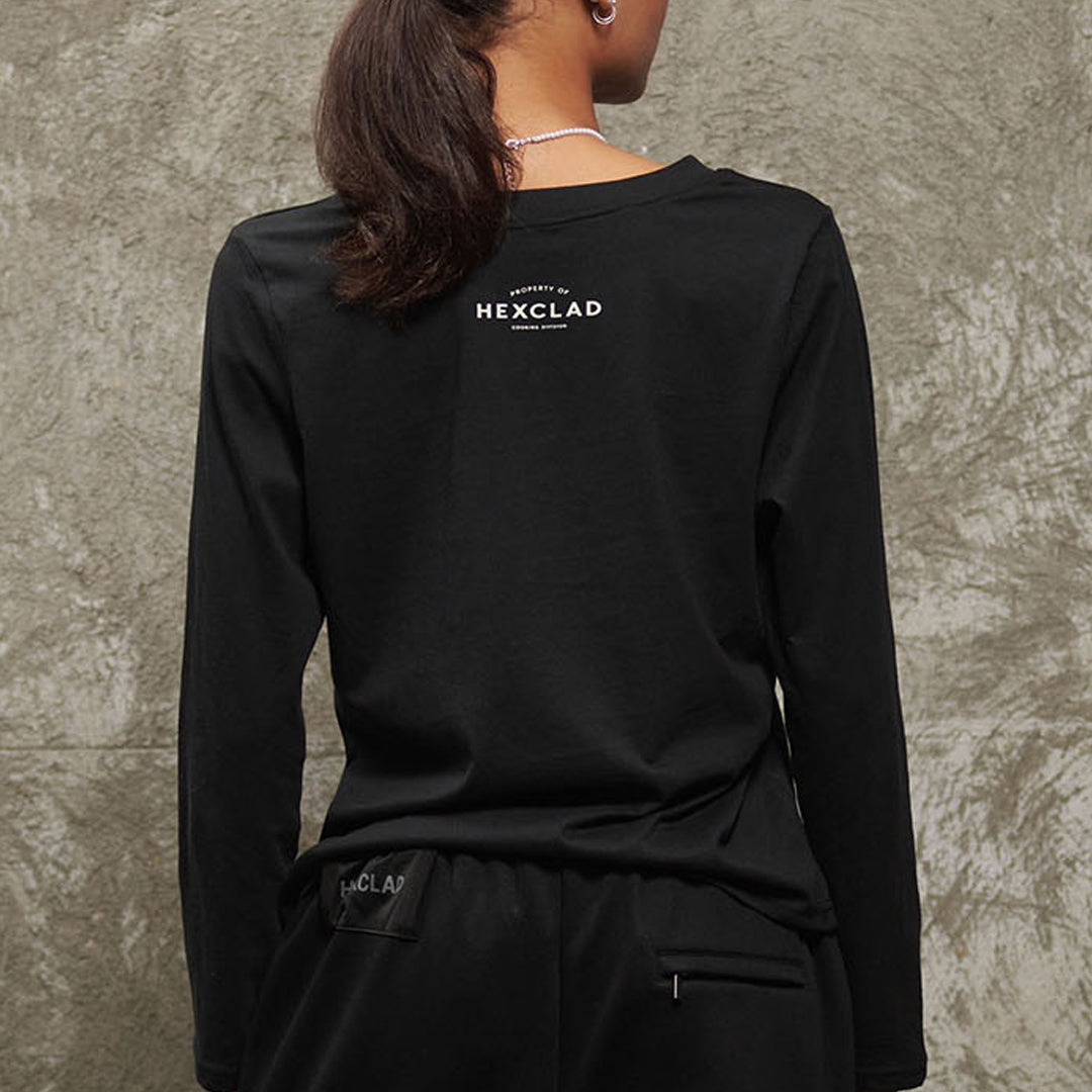 Cursive Hexclad Women¡¯s Long-Sleeve T-Shirt