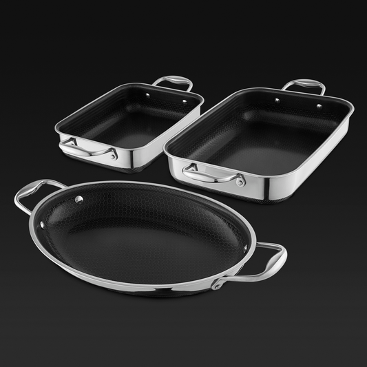 Hybrid Roasting Pan Set, 3-pc