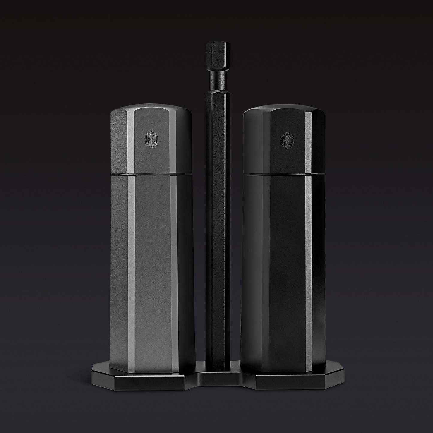 HexMill Tabletop Salt & Pepper Grinder Set